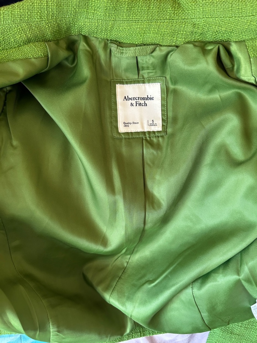 Abercrombie & Fitch Grass Green Two-Piece Skort Set size S - Picture 12 of 15